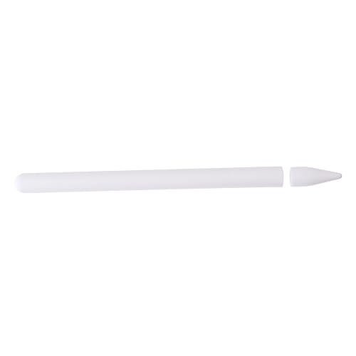 LAPYAPPE Federmäppchen Stift Elektronisch Deckel Zweite Abdeckung Ladegeräte Schutzhülle Für Touchpen Tabletten Berühren Ladegerät-Adapter Spitze Griffe Bildschirm Weiß Kieselgel von LAPYAPPE