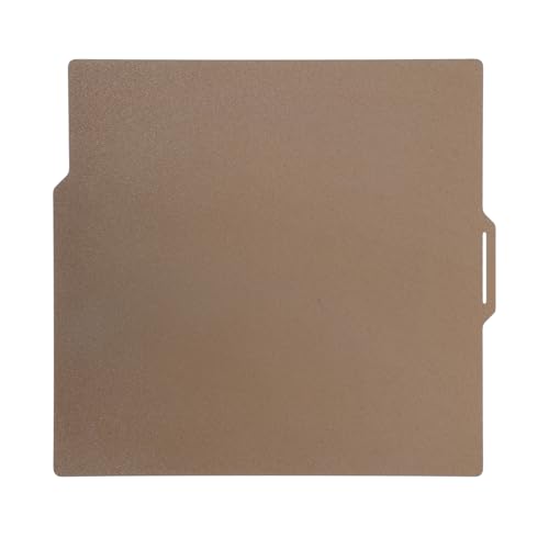 LAPYAPPE Magnetische Stahlplattformplatte Doppelseitiges Flexibles Druckbett 3D Druckzubehör Kit Druckerband Doppelseitige Bauplatte Eisen Golden von LAPYAPPE