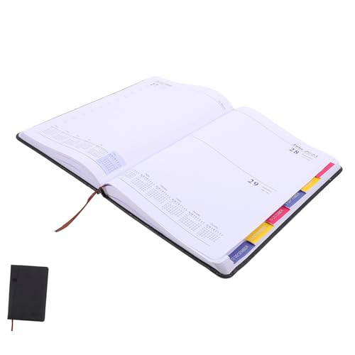 LAPYAPPE Planer Notizbuch Klassisches Minimalistisches Schreibbuch Für Und Berufstätige Tagesplaner Mit Praktischem Layout Für Organisation Und Notizen von LAPYAPPE