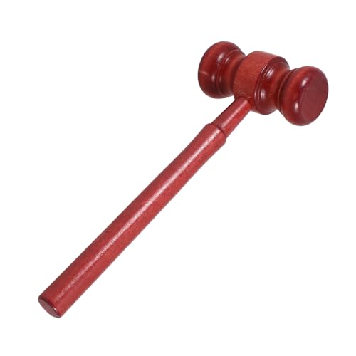 LAPYAPPE Richterhammer aus Holz Auktion Party Stütze Dame handwerkskunst holzspielzeug Versteigerungshammer Rechtsanwalt Richterhammer Hammer zu versteigern Anwaltshammer hölzern Brown von LAPYAPPE
