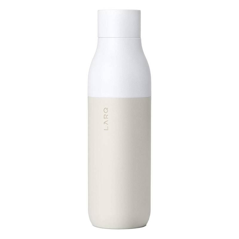 LARQ Bottle PureVis 740ml Wei? Aussteller | selbstreinigende Wasserflasche | PureVis-Technologie | Doppelwandige Vakuumisolierung | 24 Stunden kalt | 12 Stunden warm von LARQ