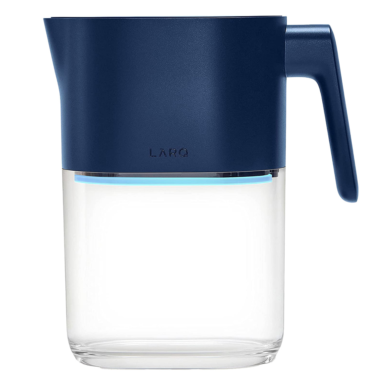 LARQ Pitcher PureVis Blau Aussteller | Wasserfilterkrug | 1900 ml | Aktivkohlefilter | PureVis Technologie | Filterkapazit?t von 227 Litern | LARQ App Trinkkontrollzentrum LARQ Pitcher PureVis Blau Aussteller | Wasserfilterkrug | 1900 ml | Aktivkohlefilter | PureVis Technologie | Filterkapazit?t von 227 Litern | LARQ App Trinkkontrollzentrum von LARQ
