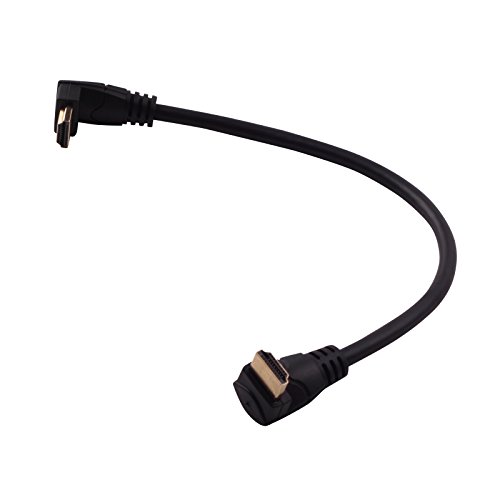 LARRITS 0.3m High Speed HDMI 2.0 Cable Ultra HD 4K * 2K with 90 Degree Elbow UP Angle 290 Degree Down Angle Support 4K 1080P 3D for HDTV PS4 Xbox Camera Projectors LARRITS 0.3m High Speed HDMI 2.0 Cable Ultra HD 4K * 2K with 90 Degree Elbow UP Angle 290 Degree Down Angle Support 4K 1080P 3D for HDTV PS4 Xbox Camera Projectors von LARRITS