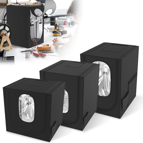 LARS360 3D Druckergehäuse 49x61x72cm, 3D Printer Enclosure aus Feuerfeste Alufolie, Staubabdeckung mit Transparentes Sichtfenst für Die Meisten 3D-Drucker Geeigne,Schwarz LARS360 3D Druckergehäuse 49x61x72cm, 3D Printer Enclosure aus Feuerfeste Alufolie, Staubabdeckung mit Transparentes Sichtfenst für Die Meisten 3D-Drucker Geeigne,Schwarz von LARS360