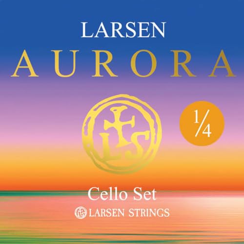 LARSEN STRINGS Cello-Saiten Aurora Satz 1/4 Medium von LARSEN STRINGS