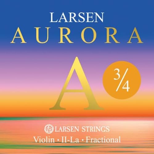 LARSEN STRINGS Aurora Violin Saiten A 3/4 Medium von LARSEN STRINGS