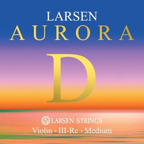 LARSEN STRINGS Aurora Violin Saiten D Alu 4/4 Medium von LARSEN STRINGS