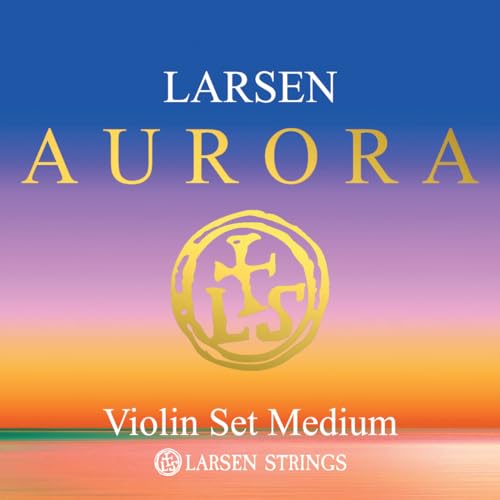 LARSEN STRINGS Aurora Violin Saiten E 4/4 Kugel abnehmbar Medium von LARSEN STRINGS