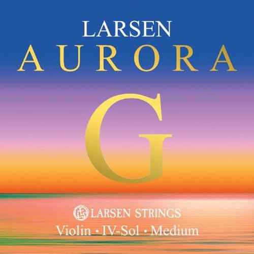 LARSEN STRINGS Aurora Violin Saiten G Silber 4/4 Medium von LARSEN STRINGS