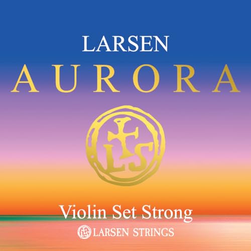 LARSEN STRINGS Aurora Violin Saiten Satz 4/4 mit D Alu Strong von LARSEN STRINGS