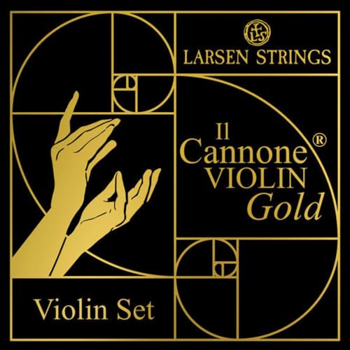 LARSEN STRINGS Violin-Saiten Il CANNONE Gold Satz Soloist Gold von LARSEN STRINGS