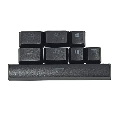 8 Tasten PBT 6U Space Keycap Hintergrundbeleuchtung Mechanische Tastatur Tastenkappe OEM-Profil für Huntsman Keyboard Pbt Tastenkappen durch Schwarzlicht von LARUISEE