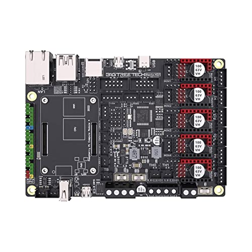 Manta M5P V1.0 32Bit Steuerplatine unterstützt 5 Schritttreiber geeignet für CB1 3D-Drucker-Motherboards TMC2209 TMC5160 Manta M5p von LARUISEE