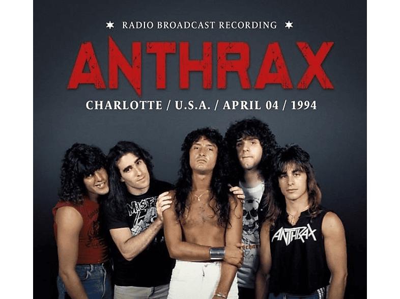 Anthrax - Charlotte-April 04,1994/FM Broadcast (CD) von LASER MEDI