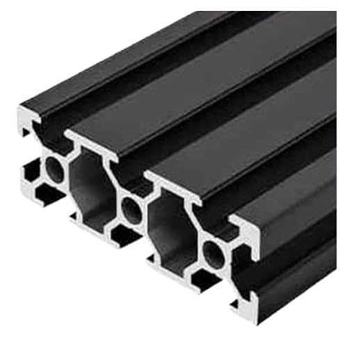 1PC 2020 2040 2060 Aluminiumprofil Schwarz Linearschienenextrusion CNC Rahmen 3D-Druckerteile(6-2060-b,400mm) von LATOOR