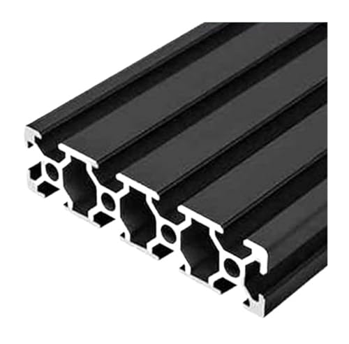 1PC 2080 3030 3060 Aluminiumprofil Schwarz Linearschienenextrusion CNC Rahmen 3D-Druckerteile(6-2080-b,100mm) von LATOOR