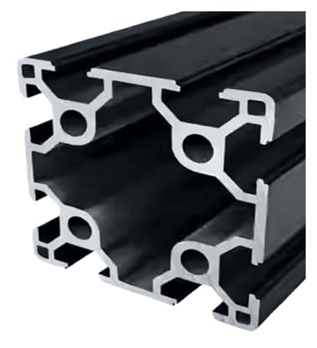 1PC 4040 4080 6060 Aluminiumprofil Schwarz Linearschienenextrusion CNC Rahmen 3D-Druckerteile(8-6060-b,250mm) von LATOOR