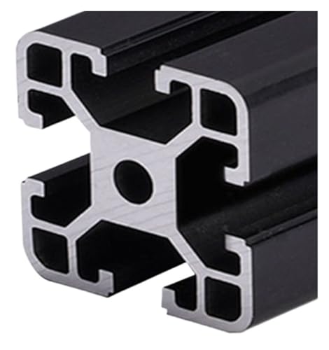 1PC 4040 4080 6060 Aluminiumprofil Schwarz Linearschienenextrusion CNC Rahmen 3D-Druckerteile(BS-8-4040B-b,350mm) von LATOOR