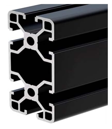 1PC 4040 4080 6060 Aluminiumprofil Schwarz Linearschienenextrusion CNC Rahmen 3D-Druckerteile(BS-8-4080-b,750mm) von LATOOR