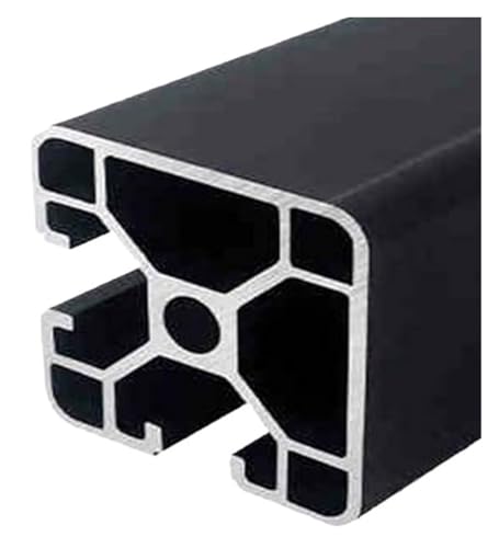 1PC 4040 4080 Schwarz Aluminium Profil Linear Schiene Extrusion Metall Rahmen T-slot CNC 3D Drucker Teile Maschine DIY Drucken(OB-4040N2-b,2000mm) von LATOOR