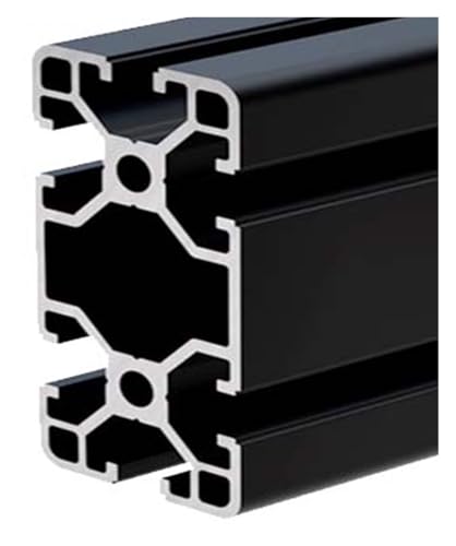 1PC 4040 4080 Schwarz Aluminium Profil Linear Schiene Extrusion Metall Rahmen T-slot CNC 3D Drucker Teile Maschine DIY Drucken(OB-4080-b,2000mm) von LATOOR