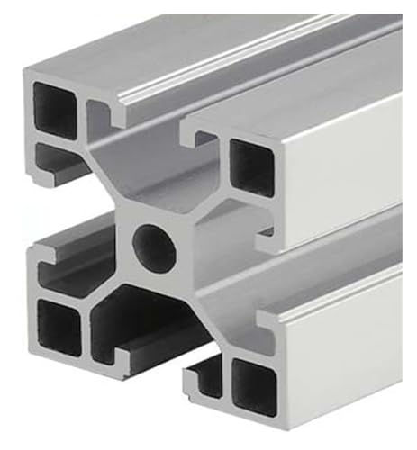 1PC 4040 Aluminiumprofil DIY Rahmen Linearschienenextrusion CNC 3D-Druckerteile Metallstrangpressprofile DIY Aluminium T-Nut(BS-8-4040A,450mm) von LATOOR