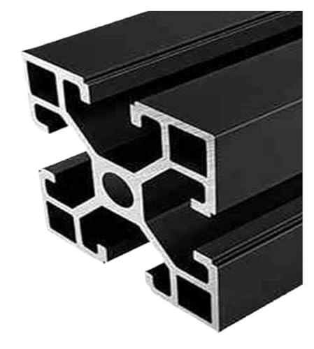 1PC 4040 Schwarz Aluminium Profil Linear Schiene Extrusion Metall Rahmen T-slot CNC 3D Drucker Teile Maschine DIY Drucken(OB-4040LZ-b,200mm) von LATOOR