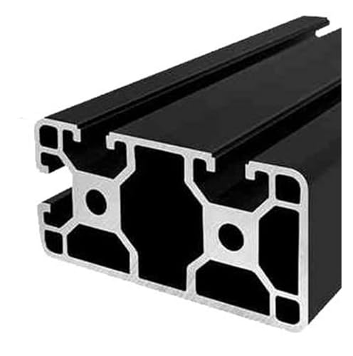 1PC 4080 Schwarz Aluminium Profil Linear Schiene Extrusion Metall Rahmen T-slot CNC 3D Drucker Teile Maschine DIY Drucken(OB-4080N2-b,400mm) von LATOOR