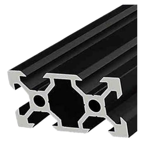 1PC V-slot 2040 2060 Aluminium Profil Schwarz Linear Schiene Splitter Extrusion Profil CNC Rahmen 3D Drucker Teile DIY(OB-2040V-b,750mm) von LATOOR