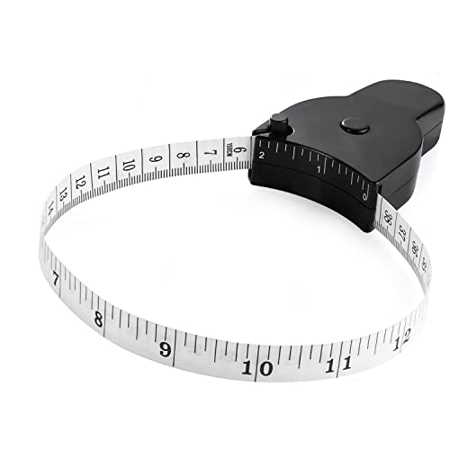 LATRAT Körper Maßband 60 Zoll Maßband Stoff Messband, automatisches Teleskop-Maßband und rundem Maßband, Sicherungsstift und Druckknopf-Rückzug für Männer und Frauen Fitness und Gewichtsverlust LATRAT Körper Maßband 60 Zoll Maßband Stoff Messband, automatisches Teleskop-Maßband und rundem Maßband, Sicherungsstift und Druckknopf-Rückzug für Männer und Frauen Fitness und Gewichtsverlust von LATRAT
