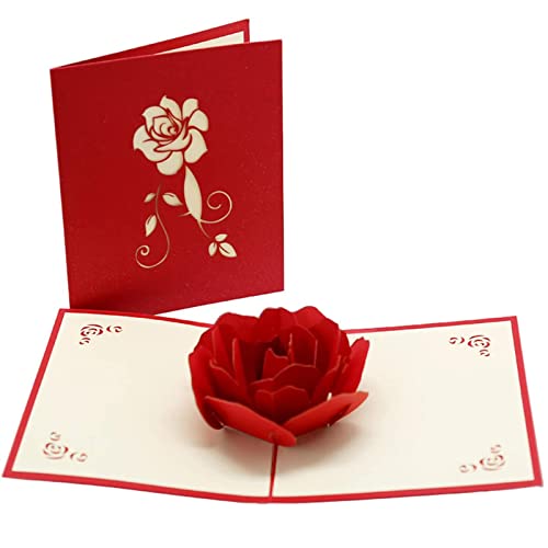 LATTCURE 3D Pop-Up-Grußkarten Geburtstag, geburtstagskarte liebe, Glückwunschkarte für frauen, Pop-Up Karte Rosa Rosen, Pop up Karte Geburtstagskarte, Wedding Card, Karte zum Valentinstag LATTCURE 3D Pop-Up-Grußkarten Geburtstag, geburtstagskarte liebe, Glückwunschkarte für frauen, Pop-Up Karte Rosa Rosen, Pop up Karte Geburtstagskarte, Wedding Card, Karte zum Valentinstag von LATTCURE