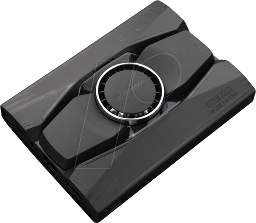 LATP FIT0550 - Gehäuse für LattePanda Alpha & Delta, Titan-Case von LATTEPANDA