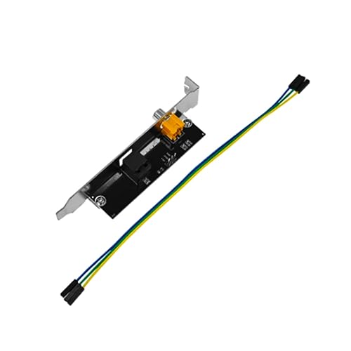 LAUGHERER 24 Bit 192 kHz optische Faser Koaxial Tochter Karten-Kit SPDIF OUT für Universal Computer Motherboard Digital 5.1 Soundkarte AC3 Kit LAUGHERER 24 Bit 192 kHz optische Faser Koaxial Tochter Karten-Kit SPDIF OUT für Universal Computer Motherboard Digital 5.1 Soundkarte AC3 Kit von LAUGHERER