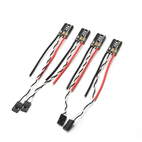 LAURAG 45A ESC für TC-Drohne 45A BLHeli_S ESC 2-6S Lipo Brushless ESC 4pcs Elektronischer Geschwindigkeitsregler Eingebaute programmierbare RGB-LED für RC FPV Drone Quadcopter LAURAG 45A ESC für TC-Drohne 45A BLHeli_S ESC 2-6S Lipo Brushless ESC 4pcs Elektronischer Geschwindigkeitsregler Eingebaute programmierbare RGB-LED für RC FPV Drone Quadcopter von LAURAG