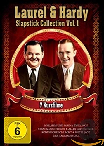 Laurel & Hardy - Slapstick Collection Vol.1 (Schlamm und Sand, Zwillinge, Stan im Zuchthaus, Alles geht schief, Königliche Schlacht, Der Hotelpage, Der Tagesausflug) von LAUREL UND HARDY