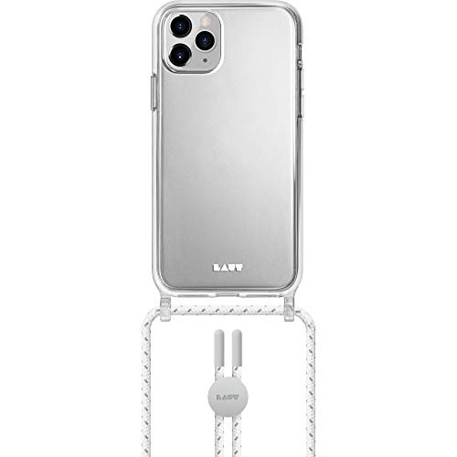 LAUT - Crystal-X Necklace case für die iPhone 12 / iPhone 12 Pro | Aufprallschutz bis zu 13 Fuß/4 Meter | Längenverstellbare Kordel | Glasklares Design • Ultra Clear von LAUT