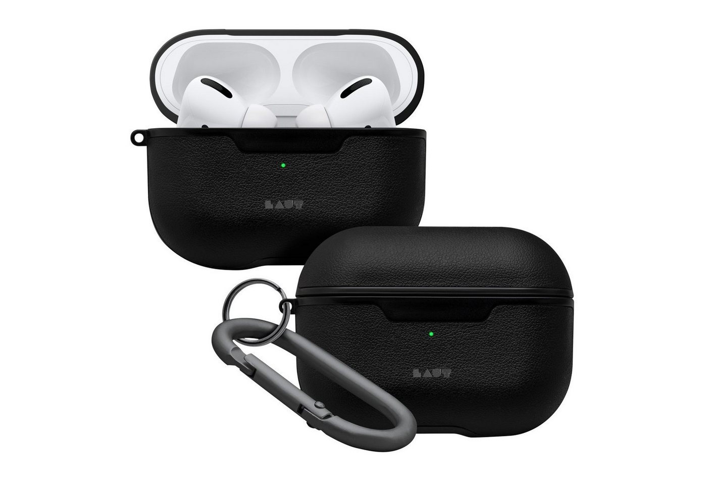 LAUT Etui Oxford Skin Case Cover Schutz-Hülle Headset (passend für Ladecase Apple AirPods Pro Bluetooth Ohrhörer Kopfhörer) von LAUT