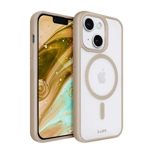 LAUT - HUEX Protect Hülle kompatibel mit MagSafe-Zubehör für iPhone 14 Plus (6.7") - Sand von LAUT