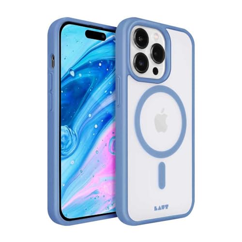 LAUT - HUEX Protect Hülle kompatibel mit MagSafe-Zubehör für iPhone 14 Pro (6.1") - Ocean Blue von LAUT