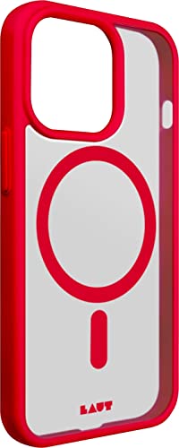 LAUT - HUEX Protect Hülle kompatibel mit MagSafe-Zubehör für iPhone 14 Pro Max (6.7") - Red von LAUT
