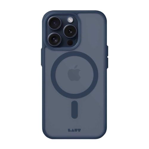 LAUT - HUEX Protect Hülle kompatibel mit der iPhone 15 Pro (6.1") - Dark Blue von LAUT