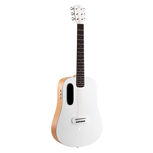BLUE LAVA Original Elektro-Akustik Gitarren mit Airflow-Tasche 36 Zoll Frostweiß BLUE LAVA Original Elektro-Akustik Gitarren mit Airflow-Tasche 36 Zoll Frostweiß von LAVA