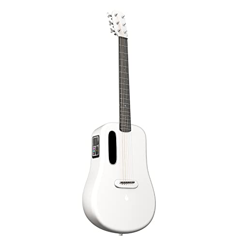 LAVA ME 3 Elektro Akustik Gitarre aus Kohlefaser, Smart Gitarre 36 zoll Raumtasche, Weiß LAVA ME 3 Elektro Akustik Gitarre aus Kohlefaser, Smart Gitarre 36 zoll Raumtasche, Weiß von LAVA