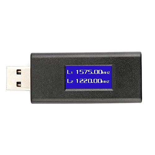 LAXED Schwarzer GPS-Anti-Tracking-Adapter, bis zu 10 Meter, tragbar, Touchscreen, GPS und Beidou Anti-Tracking-Adapter für USB-Auto von LAXED