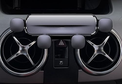 LAYSSA Auto Handyhalterung für Mercedes Benz GLK 2013-2015, Handy KFZ Halterungen Kratzfest rutschfest, 360° Drehung Flexibel, Universal Autotelefonhalter Auto Zubehör,A Grey von LAYSSA
