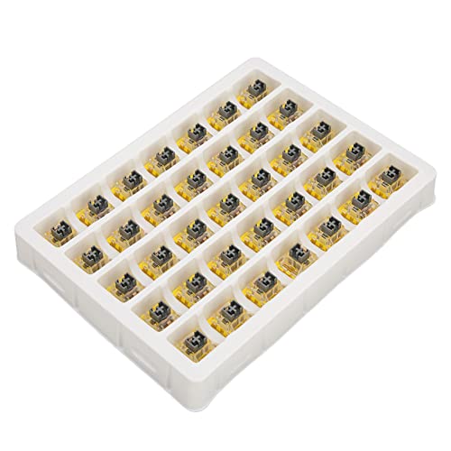 LBEC DIY Mechanischer Tastaturschalter Langlebiger Tastaturschalter LED-Steckplatz 35 StüCk FüR Mechanische Tastatur (Phoenix-Schalter) von LBEC