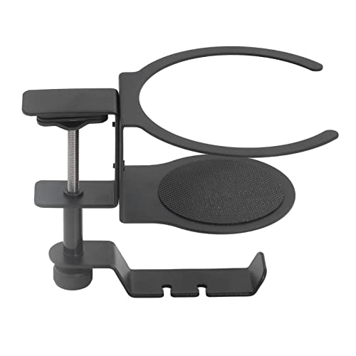 LBEC Kopfhörerständer Getränkehalter Aluminiumlegierung Universal 2 in 1 Kopfhörerständer für Kopfhörer Becher von LBEC