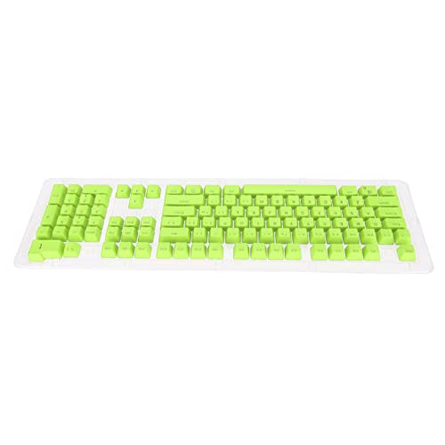 LBEC PBT-Tastaturkapseln, 2-Farben-Spritzguss, öLbestäNdige Beschichtung Ergonomische Tastaturen Speziell FüR Mechanische Tastaturen (Grün) von LBEC