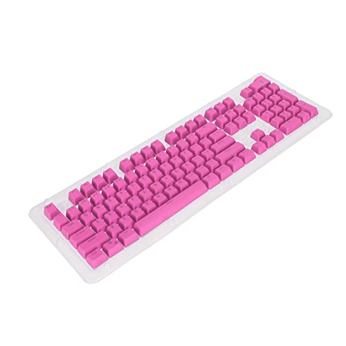 LBEC PBT-Tastaturkapseln, 2-Farben-Spritzguss, öLbestäNdige Beschichtung Ergonomische Tastaturen Speziell FüR Mechanische Tastaturen (Rosa) von LBEC
