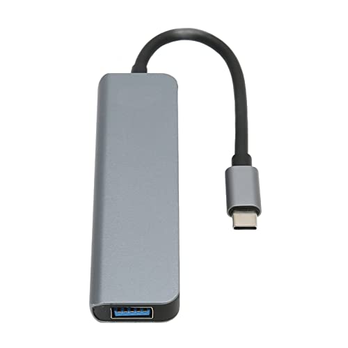 LBEC USB C Hub, USB C 5Gb/s Hochgeschwindigkeits-Plug-and-Play-Hub-Adapter für PC für tragbaren Drucker von LBEC